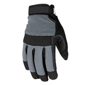 Mechanics Glove Synthetic Leather Palm Adjustable Hook and Loop Wrist Closure Cut Resistant Fully Lined with DuPont Kevlar - Product Image 3