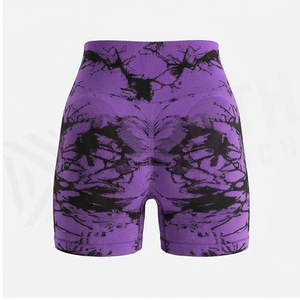 Short de yoga imprimé taille haute North Approach, extensible dans quatre directions, en Spandex et Polyester, pour femme - Product Image 2