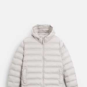 Dernière conception, veste bomber d'hiver à capuche personnalisable, grande taille, respirante, col montant, poignets élastiques, fermeture éclair, passepoil. - Product Image 1