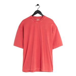 T-shirt Homme Oversize à Épaules Tombantes Manches Courtes Polyester/Coton Séchage Rapide Respirant Vêtement d'Été Coupe Classique - Product Image 1
