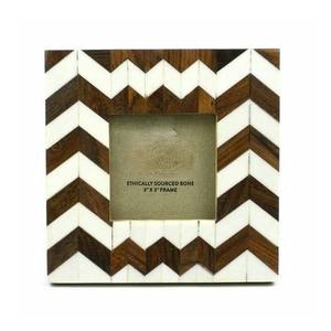 Customizable 4x6 <b>5x7</b> Wood <b>Frames</b> with Gold/Silver Trim OEM Available Bone Inlay <b>Picture</b> <b>Frames</b> - Product Image 4
