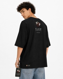 เสื้อยืดคอกลมชาย คุณภาพพรีเมียม ผ้าฝ้าย 100% ลายพิมพ์สตรีทแวร์ ออกแบบโลโก้ได้ตามต้องการ เสื้อยืดเปล่าสำหรับงาน OEM - Product Image 4