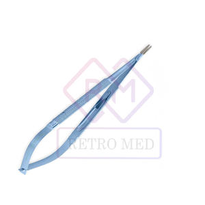 Porte-aiguilles micro-joncquilles Jacobson - lames droites recouvertes de TC avec verrouillage, manche rond en titane, 16,5 cm, par MEDICAB INSTRUMENTS - Product Image 6