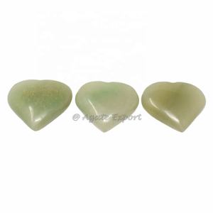 Vendeur chaud Unakite pierres précieuses coeurs gonflés polis pour Reiki méditation puissance énergie pierre guérison amour mascotte pour bureau à domicile - Product Image 4