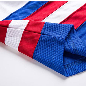เสื้อฮอกกี้น้ำแข็งสีตามสั่ง โพลีเอสเตอร์ 100% ชุดฝึกซ้อมกีฬาสำหรับผู้ใหญ่ เทคนิคการพิมพ์แบบซับลิเมชั่น - Product Image 4