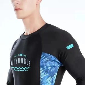 Kinetic Rash Guard Men High Stretch Compression Shirt Athletic Top - Product Image 3