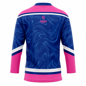 Camiseta de Hockey sobre Hielo Sublimada Personalizada, con Cordones, Transpirable, Uniforme de Práctica de Equipo, Ropa Deportiva de Entrenamiento de Alta Calidad - Product Image 2