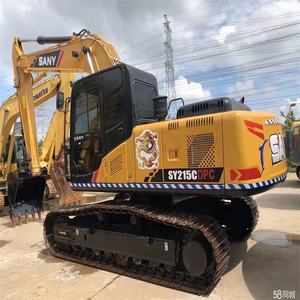 Excavadora hidráulica sobre orugas SANY de 21 toneladas usada, motor Cummins y bomba de motor, bajas horas de trabajo, alta calidad - Product Image 5