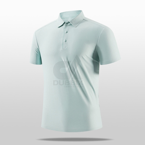 Chemises décontractées pour hommes en coton/polyester de haute qualité, manches courtes, tissu tissé, broderie personnalisable sur le devant, respectueuses de l'environnement - Product Image 3