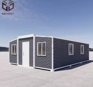 Casa Container Modulare Versatile da 20 Piedi con 3 Camere da Letto, Design Stile Fattoria per Villa, Resort, Appartamento, Hotel, Uso Residenziale - Product Image 1