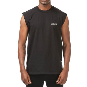 Camiseta sin mangas para hombre de primera calidad para uso casual, 100% algodón, transpirable. - Product Image 1