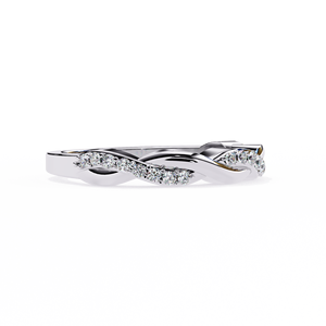 Anillos de Boda de Oro Sólido de 14K de Diseño Clásico con Diamantes Cultivados en Laboratorio HPHT, Color VVS VS DEF, para Uso Diario - Product Image 6