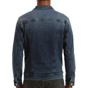 Chaqueta de Mezclilla Personalizada al por Mayor, Chaqueta de Mezclilla Informal de Color Sólido para Hombre, Chaqueta de Mezclilla Urbana, Chaqueta de Invierno para Hombre - Product Image 3