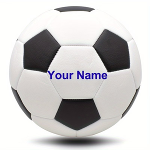 Balón de Fútbol Personalizado, Tamaño 3/4/5, Cosido a Máquina, 32 Paneles, Cuero PU, Ligero, Ecológico, Entrenamiento Profesional, Personalizado - Product Image 2