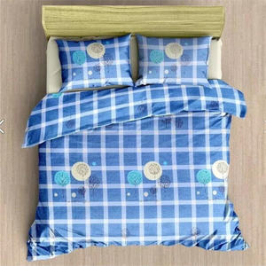 Draps de lit vintage en coton imprimé floral, double couche, tissu grossier, literie étudiante, style Shanghai années 70, vente en gros - Product Image 4