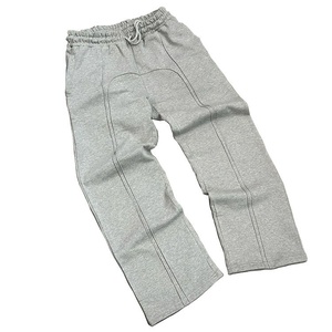 Custom High Quality Heavyweight Sweatpants 100% Cotton <b>Jogger</b> Blank Sweatpants Loose Casual Straight Leg <b>Stacked</b> Sweatpants - Product Image 1