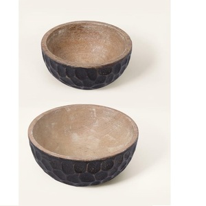 Cuencos de Madera Hechos a Mano para Servir, Ecológicos, de Resina y Madera, Forma Redonda, para Uso en el Hogar y Hoteles - Product Image 6
