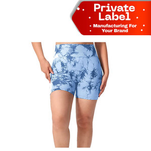 Shorts Deportivos de Cintura Alta para Mujer, sin Costuras, con Logotipo Personalizado al por Mayor, Shorts de Gimnasio, Venta Directa de Fábrica, Shorts Deportivos para Mujer - Product Image 1