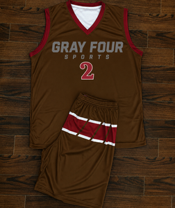 Nouvel ensemble d'uniformes de basketball sublimés personnalisés 2026 – Maillot et short respirants pour hommes, tenue de sport personnalisée - Product Image 2