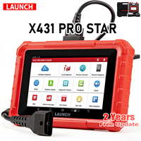Escáner de Diagnóstico Automotriz LAUNCH X431 PRO STAR, Sistema Completo OBD2, Codificación ECU, Herramienta de Escaneo Bidireccional