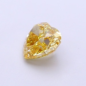 Diamant CVD Brillant Cœur Modifié 1,04 Carat Jaune Intense Fantaisie Pureté VS2 Polissage EX Vente en Gros Bijoux de Laboratoire Cultivés en Stock - Product Image 3