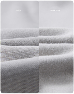 เสื้อฮู้ดแบบยูนิเซ็กซ์ สีเทาล้วน ผ้าเฟรนช์เทอร์รี่ สวมใส่สบาย มีกระเป๋าหน้า ทรงโอเวอร์ไซส์ ผ้าฝ้าย 100% เหมาะสำหรับใส่ในฤดูใบไม้ร่วง - Product Image 3