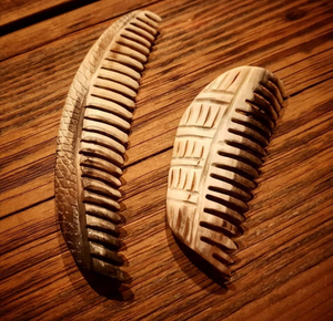 Peine de Cuerno Hecho a Mano de Calidad Premium, Artesanía Natural Sostenible para Cabello y Barba con Acabado Liso y Duradero y Masaje del Cuero Cabelludo - Product Image 4