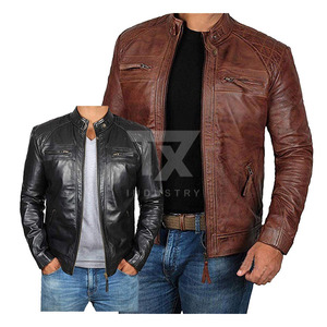 <b>Men's</b> Premium Quality Leather Avirex <b>Jacket</b> Different Color Available Custom Sizes Best Sale <b>Men</b> Embroidered Leather <b>Jackets</b> - Product Image 4