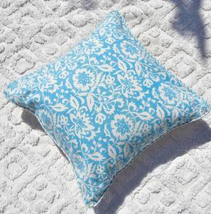 Housse de coussin en coton écologique personnalisable à imprimé bloc, motif animaux de dessin animé, réversible, lavable, pour salon, décoration intérieure, style indien - Product Image 1