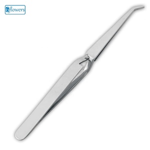 Pince à épiler pour sourcils à action inversée, en acier inoxydable, durable, style moderne, avec prise en main facile - Product Image 1