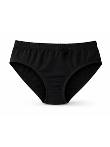 Culottes en coton taille mi-haute pour femmes, couleur unie blanche, respirantes, basiques - Product Image 3