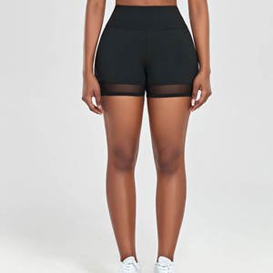 Pantalones Cortos Deportivos de Cintura Alta para Mujer, de Lona, de Secado Rápido, Holgados, para Entrenamiento, Yoga, Estilo Casual - Product Image 5