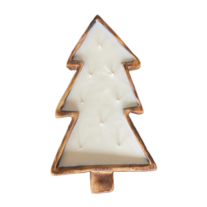Bol à bougie en bois artisanal en forme de sapin de Noël pour la décoration des fêtes, acceptant la taille et le logo personnalisés, bol à bougie en bois écologique en forme de sapin - Product Image 4