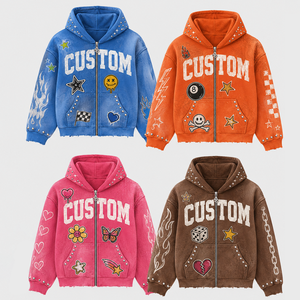 Sudadera con Capucha para Hombre al por Mayor, de Algodón Premium, Estilo Urbano Moderno - Product Image 1
