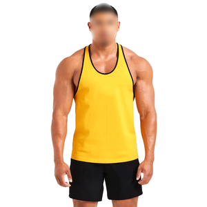 2025 OEM Service Different Yellow Color Good Quality Newest Style Fitness Gym Wear Weightlifting Stringers BY AMAZING INDUSTRIES - Product Image 1