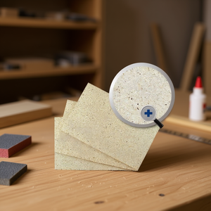 Tabla de Madera de 20*30cm con Base de Aglomerado, Producto de Artesanía en Bambú y Madera - Product Image 3