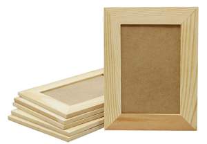 Wholesale Wooden Crafts DIY Photo <b>Frame</b> Picture <b>Frame</b> for DIY Painting Projects - Product Image 5