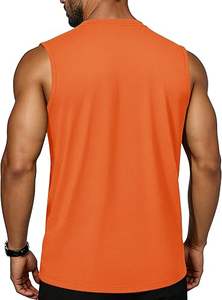 Camiseta sin Mangas Personalizable para Hombre, Venta al por Mayor, Talla Europea, Camisetas Deportivas Transpirables para Correr y Baloncesto - Product Image 2