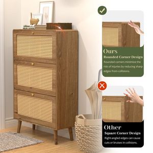 Modern Simple <b>Shoe</b> Cabinet Metal and MDF Material <b>Storage</b> Organizer for Home Living Room Entry Warehouse Furniture - Product Image 6