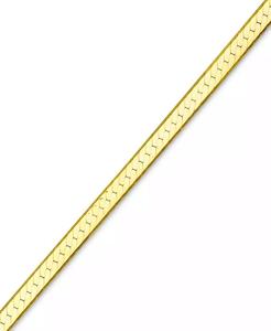 สร้อยคอโซ่ก้างปลาแบน18 "(1-1/4มม.) ในทองคำ14K | Macy's - Product Image 3