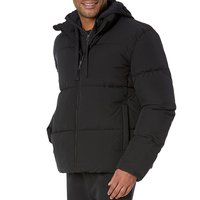Blouson matelassé enduit pour homme, design personnalisable sur le devant, pliable, style urbain, imperméable, couleurs et logo personnalisables