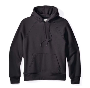 Sudadera con Capucha para Hombre, Corte Regular, Informal, Tejida, Manga Larga, para Otoño, Color Sólido, Manga Raglán, 100% Algodón, Felpa Francesa - Product Image 2