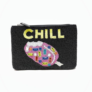 Beaded <b>Mini</b> Zipper Wallet Customized Hand <b>Pouch</b> Coins Wallet Best Selling Hand Beaded Designs - Product Image 5
