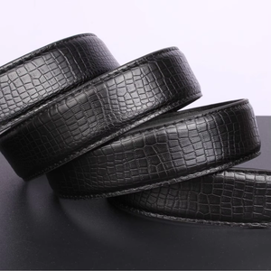 เข็มขัดผู้ชายขายส่ง หนังแท้คุณภาพสูง หัวเข็มขัดโลหะผสมคุณภาพดี เหมาะสำหรับใส่กับกางเกงยีนส์ - Product Image 4