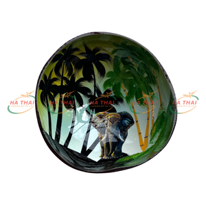 Bol en noix de coco moderne fait à la main de haute qualité écologique finition personnalisée directement du fournisseur du Vietnam commandes en gros - Product Image 1