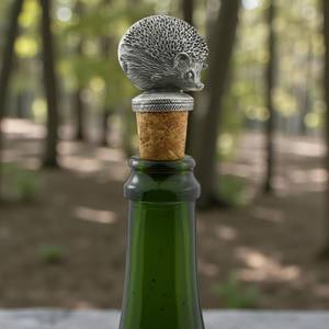 Bouchon de bouteille de vin réutilisable en forme d'oiseau sculpté à la main avec bouchon en liège, accessoires de décoration de bar écologiques de qualité alimentaire - Product Image 3