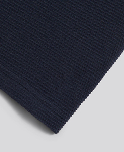 Polo en tricot léger pour homme, bleu marine, manches courtes, avec fermeture éclair, design uni décontracté, respirant, 100% coton, coupe classique - Product Image 5
