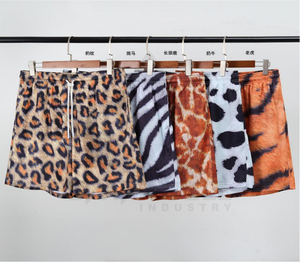 Shorts de Baño para Hombre con Estampado de Jirafa, Secado Rápido, Cintura con Cordón Ajustable, Estilo Casual - Product Image 5