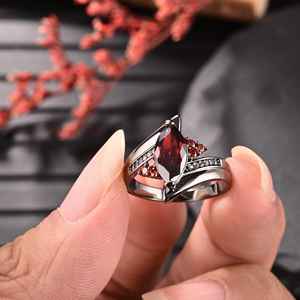 Anillo de Graduación Universitario Personalizado BOJ School Ring 069, Anillo de Colegio Secundario para Ella, con Piedra de Nacimiento, Plata 925, ¡Oferta! - Product Image 3