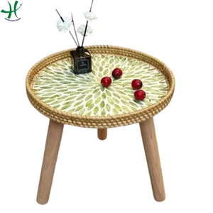 Hot Selling Rattan Coffee Table Place Mat Handmade Living Room Furniture Home Furniture Antique Customized Color Size - Product Image 3